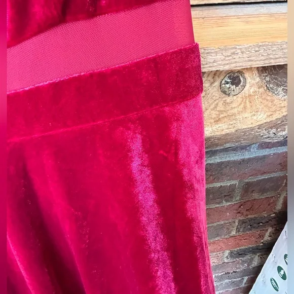 Honey and Rosie Burgundy Velvet Dress - Picture 2 of 6